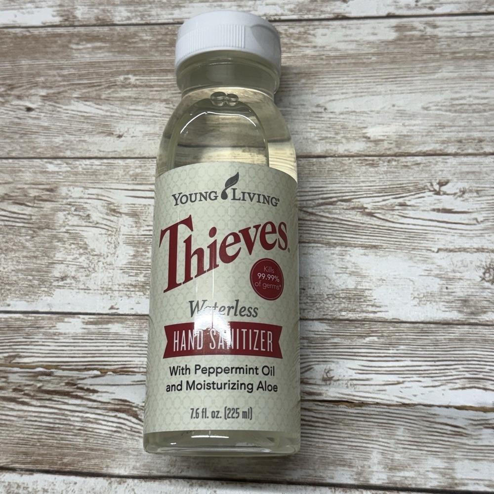 2x Young Living Essential Oils Thieves 7.6 fl oz Waterless Hand Sanitizer - NEW
